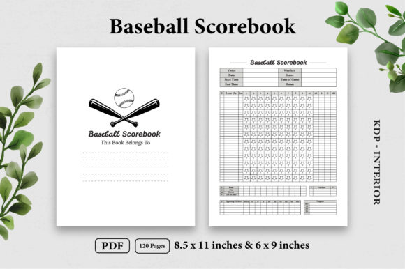 Baseball Scorebook: KDP Interior File Guide