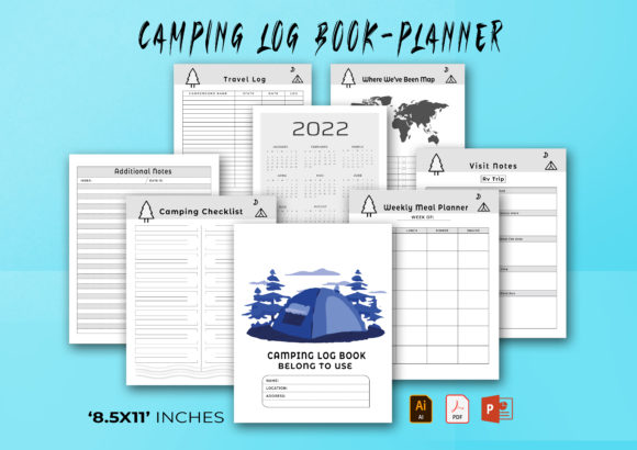 Camping Log Book Planner KDP Interior: A Guide to Functional Design