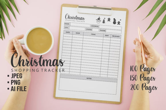 Christmas Shopping Tracker KDP: Selecting the Right Interior for Seasonal Success