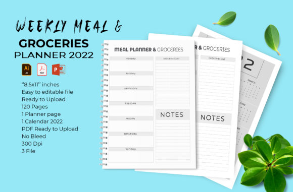 Creating a Professional 2022 Weekly Meal Groceries Planner for KDP: Technical Specs and Design Strategy