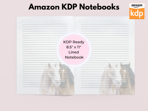 Journal Notebook Horses: A KDP Interior for Equestrian and Outdoor Creators
