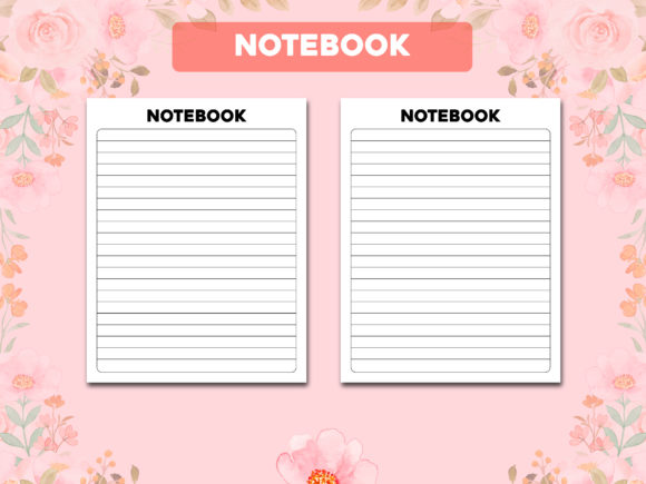 Notebook KDP Interior: Instant Download Templates