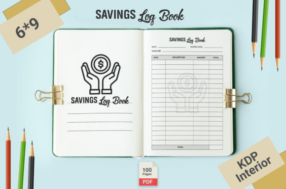 Savings Log Book: Strategic Implementation for KDP Publishers and Financial Planners