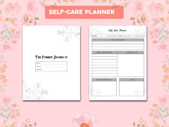 Self-Care Planner KDP Interior: Grow Your Sales