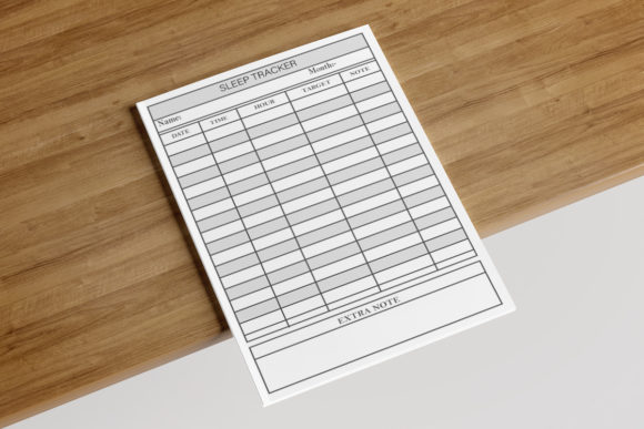 Sleep Tracker: A Practical Guide to Better Rest Using KDP Interiors
