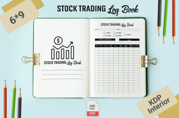 Stock Trading Log Book: Essential KDP Interior Assets