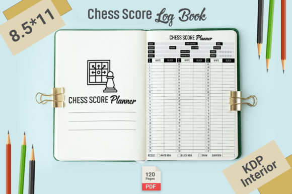 Streamlining KDP Publishing with a Professional Chess Score Planner Interior