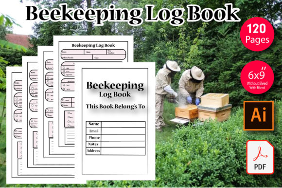 Streamlining Your KDP Business with Professional Beekeeping Log Book Interiors