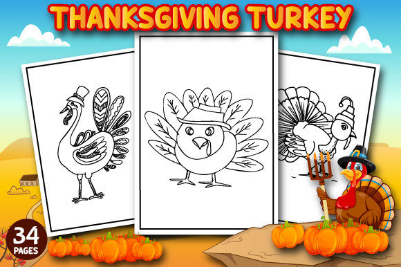 Thanksgiving Turkey Coloring Pages: A Resource Guide for KDP Publishers and Holiday Creatives