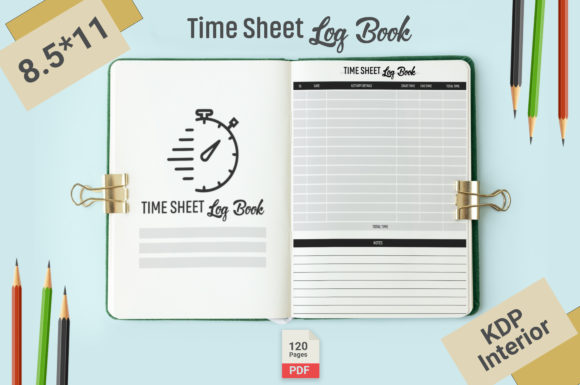 Time Sheet Log Book: Streamline KDP Publishing