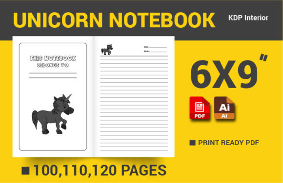 Unicorn Notebook and Journal for Kids: A Strategic Asset for KDP Publishers