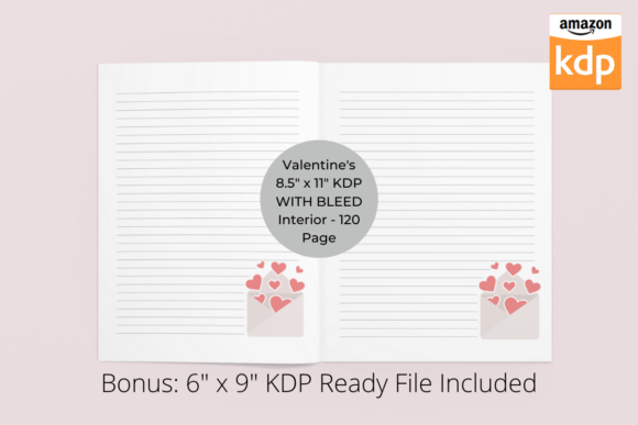 Valentine's Day Notebook: Creating Quality KDP Interiors for Seasonal Success
